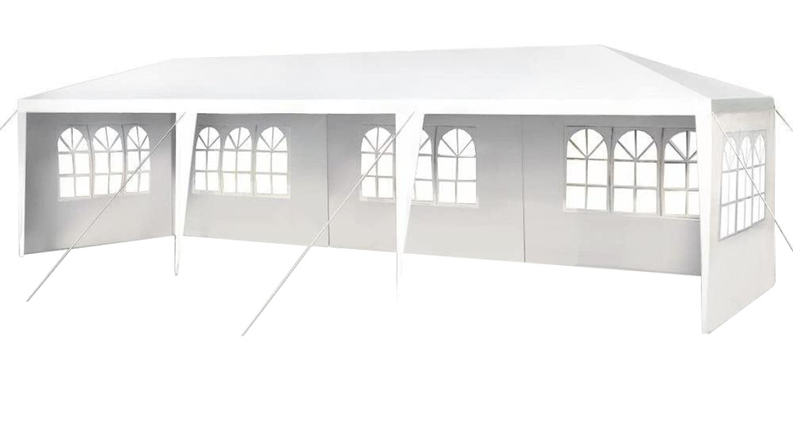 Timeless Tools Party sátor fehér színben, 3 méretben-3x9 méteres