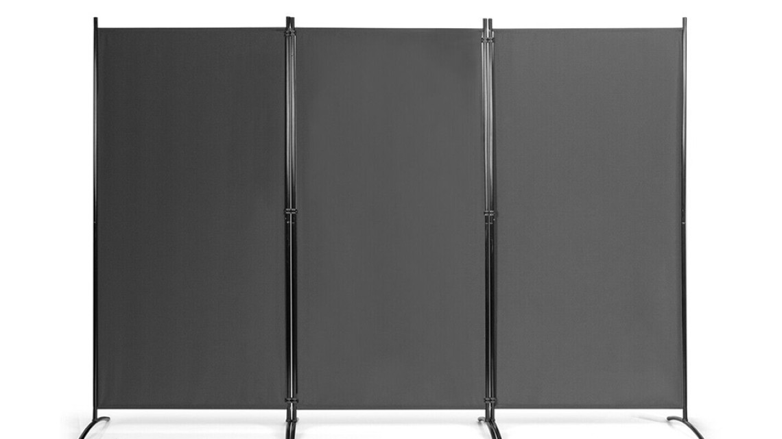 Timeless Tools Mobil térelválasztó 260x180cm, szürke