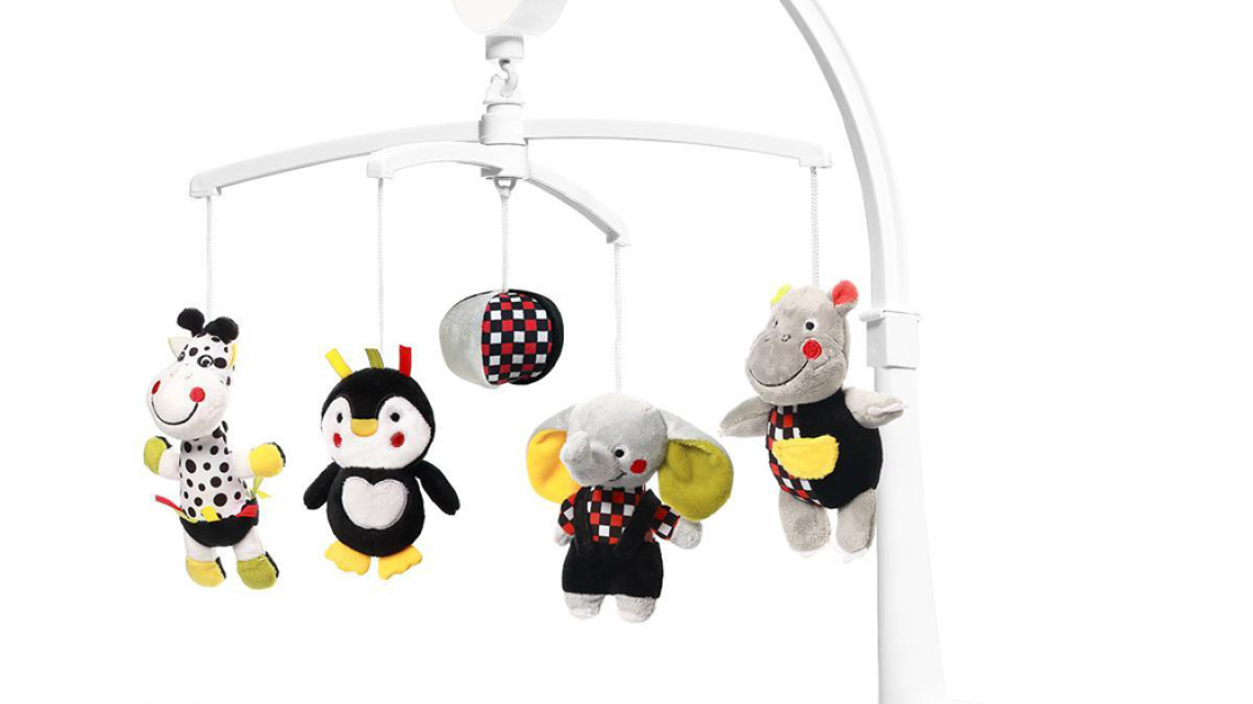 BabyOno forgó-zenélő utazóágyra és fa kiságyra Álomcsapat 636 C-MORE 