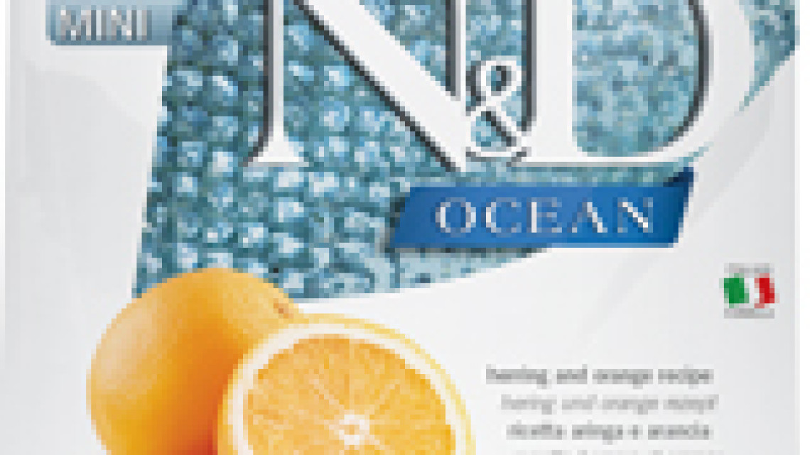 N&amp;D Dog Ocean hering&amp;narancs adult mini 800g