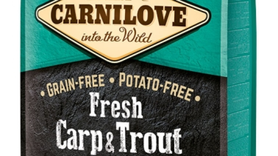 Carnilove Fresh Adult Dog Carp &amp; Trout Hair &amp; Healthy Skin- Ponty &amp; Pisztráng  Hússal 12kg