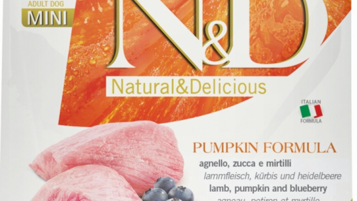 N&amp;D Dog Grain Free bárány&amp;áfonya sütőtökkel adult mini 800g