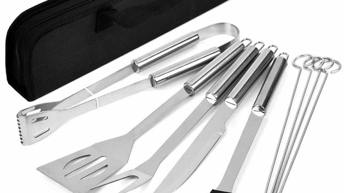 Timeless Tools 9 részes grill eszköz készlet táskában