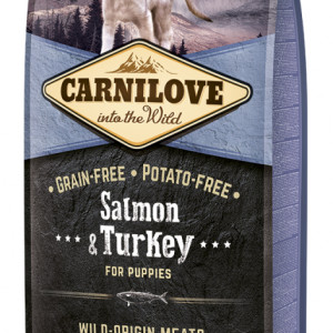 CarniLove Puppy Salmon &amp; Turkey - Lazac-Pulyka Hússal 12kg