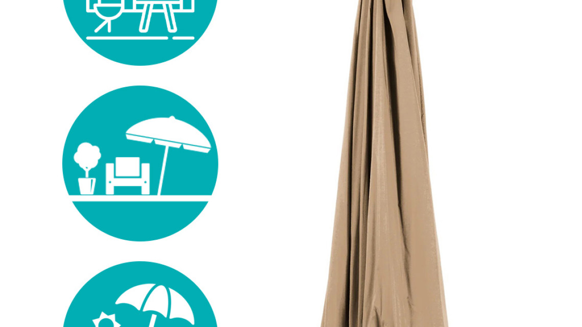 Timeless Tools Dönthető, nagy méretű napernyő