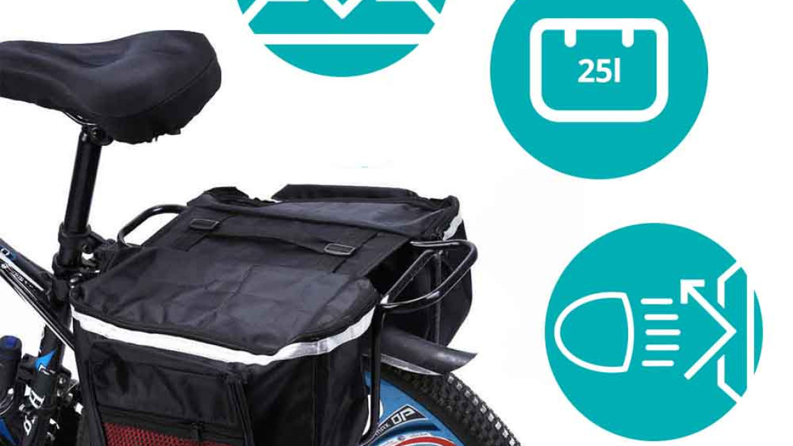 Timeless Tools Dupla kerékpártáska