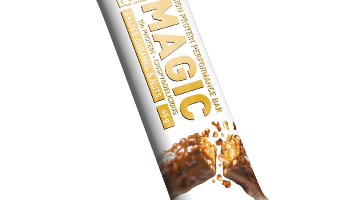 Magic Bar protein szelet - Salted Nuts &amp;amp; Caramel - 45g - PureGold