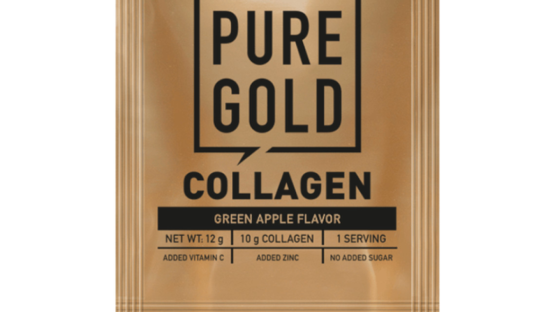 Collagen Marha kollagén italpor - Green Apple 12g - PureGold