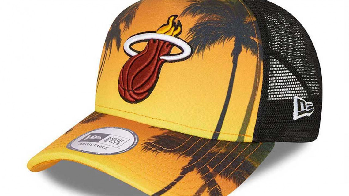 NEW ERA SUMMER CITY MIAMI HEAT TRUCKER SAPKA