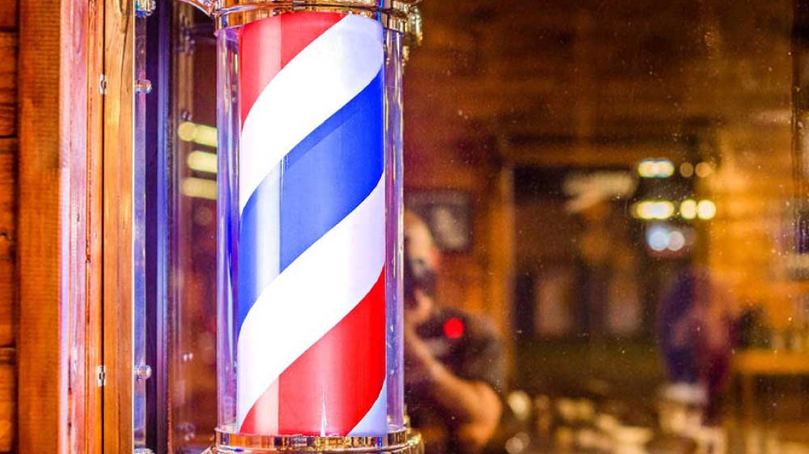 Timeless Tools Világító barber shop cégér 