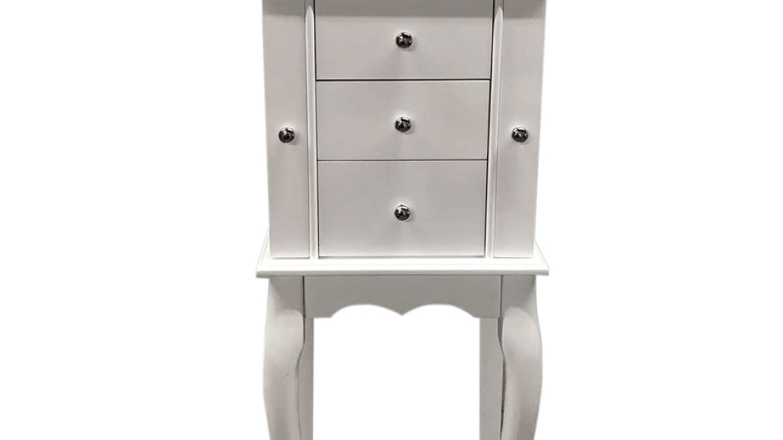 Timeless Tools Ékszertartó szekrény, fehér 