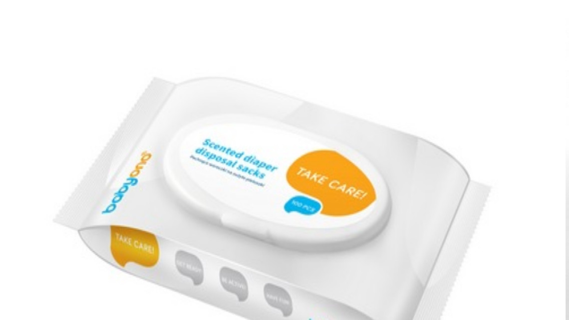 BabyOno pelenkatároló zacskó illatosított 100 db 1052 