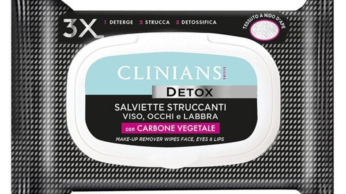 Clinians Detox Kozmetikai Smink Lemosó Kendő 25db
