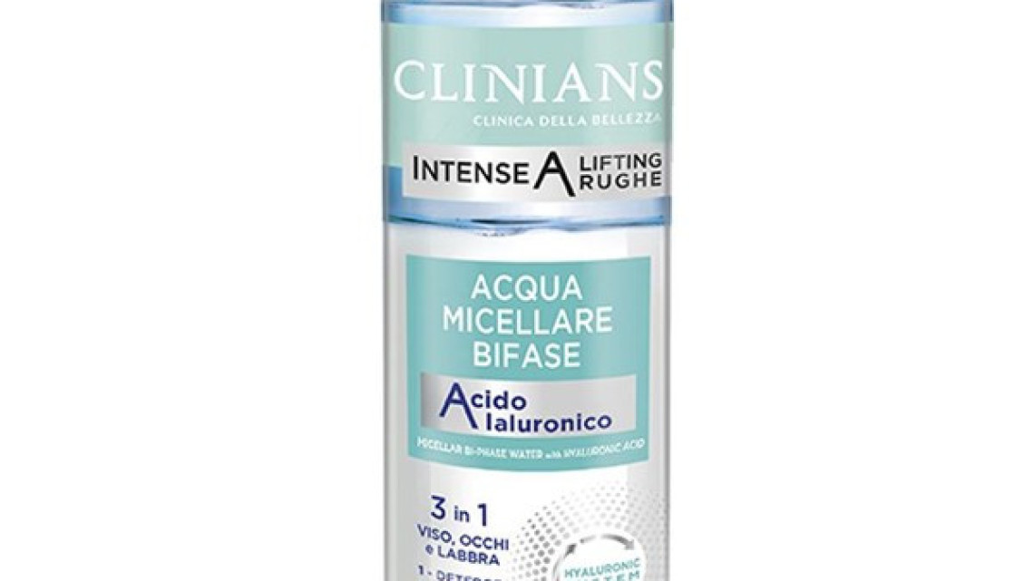 Clinians Intense A Ránctalanító Micellás Víz Hyaluronic Szérummal 200ml