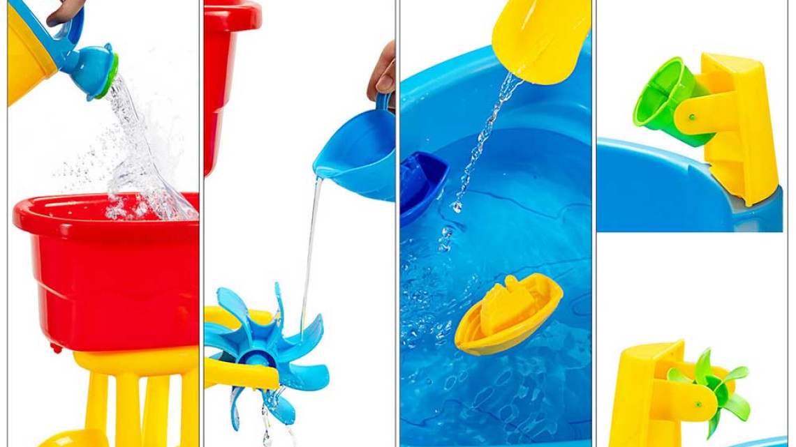 Timeless Tools Vizes homokozó asztal kiegészítőkkel 