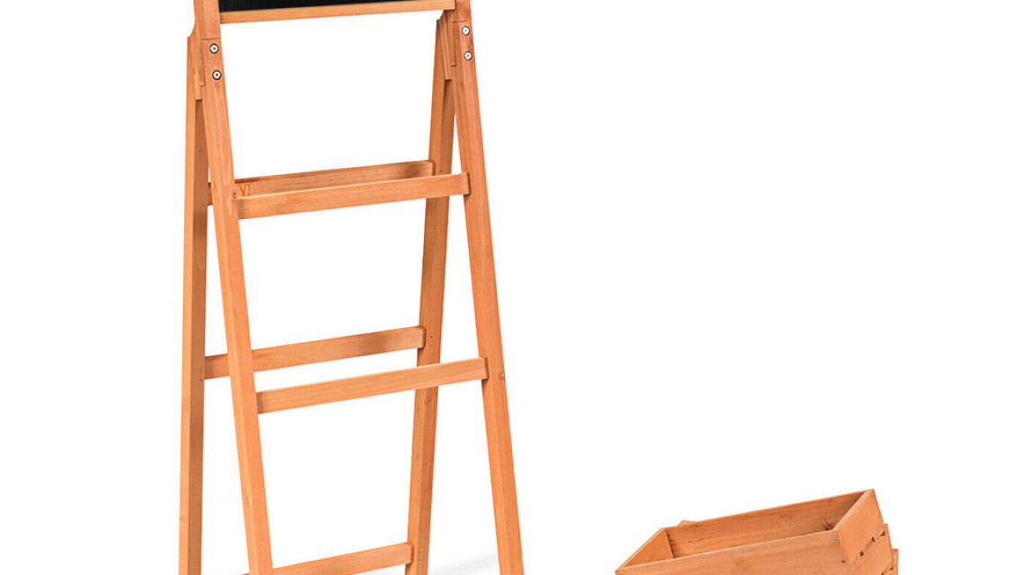 Timeless Tools  3 szintes fa tároló táblával 