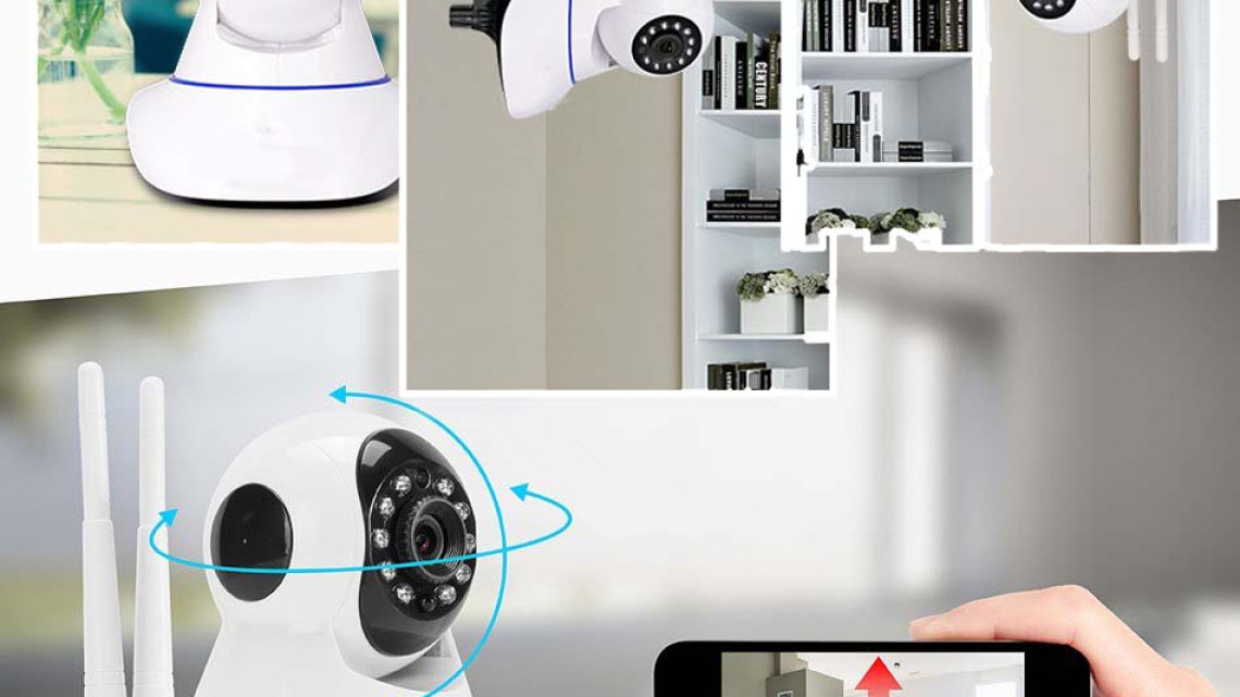 Timeless Tools Mozgatható WiFi kamera 2 antennával