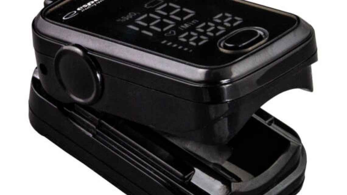 Esperanza ECO001 spO2 35%-100% ujjra csíptethető fekete pulzoximéter