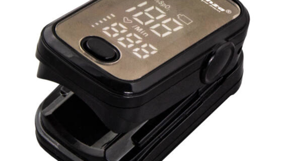 Esperanza ECO001 spO2 35%-100% ujjra csíptethető fekete pulzoximéter