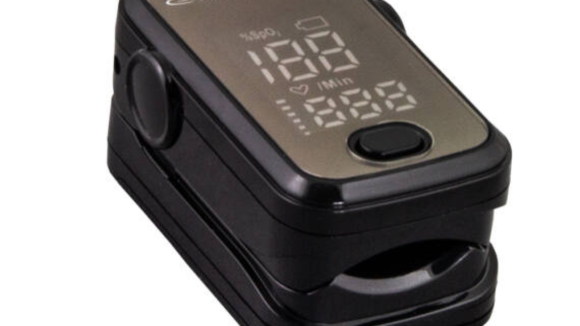 Esperanza ECO001 spO2 35%-100% ujjra csíptethető fekete pulzoximéter