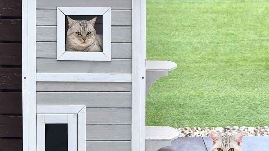 Timeless Tools 2 szintes macskaház