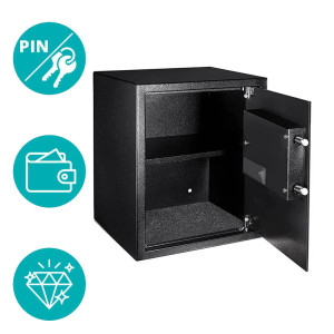 Timeless Tools Digitális széf 2 típusban -fekete-nagy