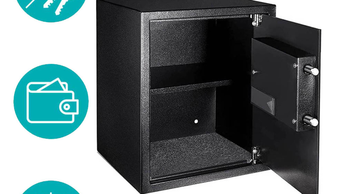 Timeless Tools Digitális széf 2 típusban -fekete-nagy