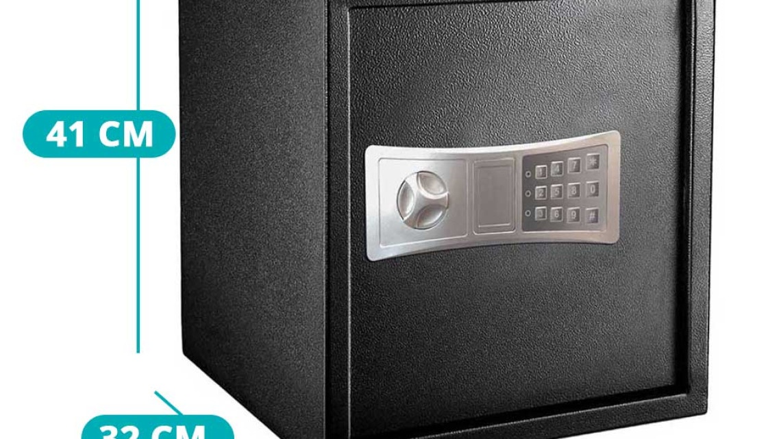 Timeless Tools Digitális széf 2 típusban -fekete-nagy