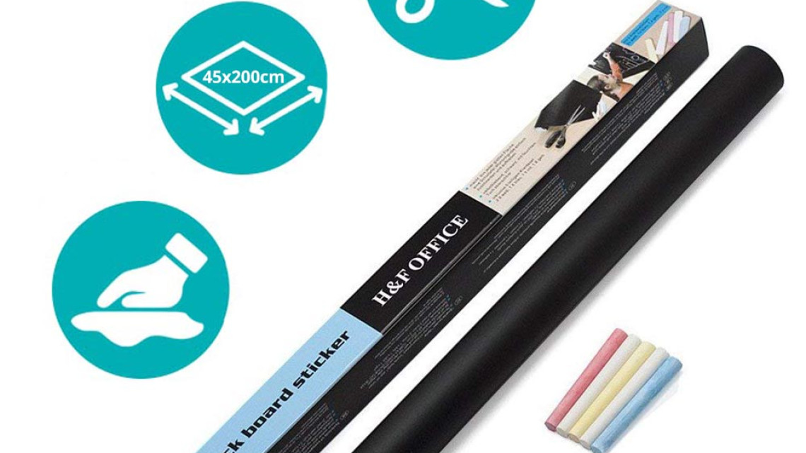 Timeless Tools Táblamatrica 5 db krétával