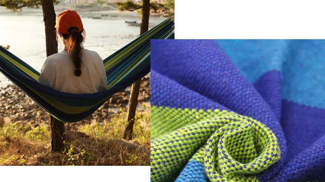 Timeless Tools Kétszemélyes függőágy-kék