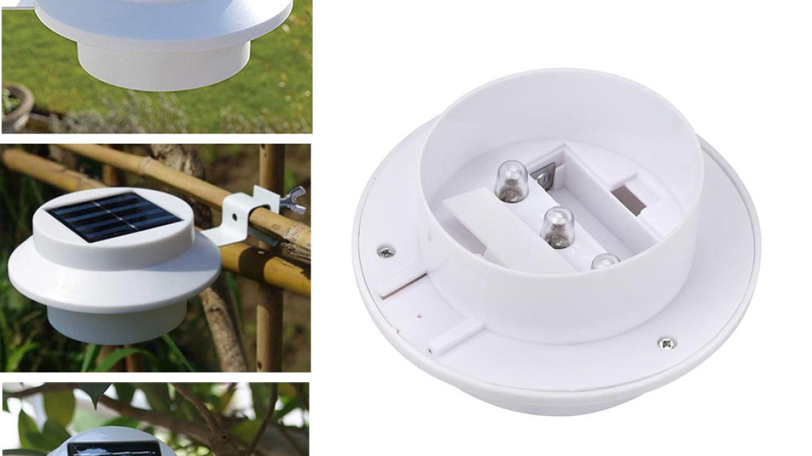 Timeless Tools Napelemes lámpa választható színben-fehér