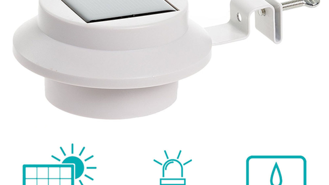 Timeless Tools Napelemes lámpa választható színben-fehér