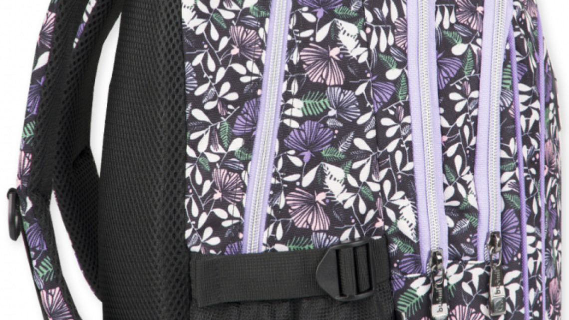 Budmil hátitáska, Portia, Virágos, Lányos