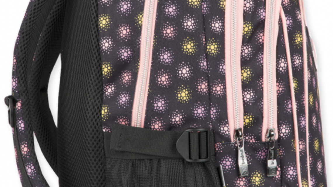 Budmil hátitáska, Portia, Mintás, Lányos