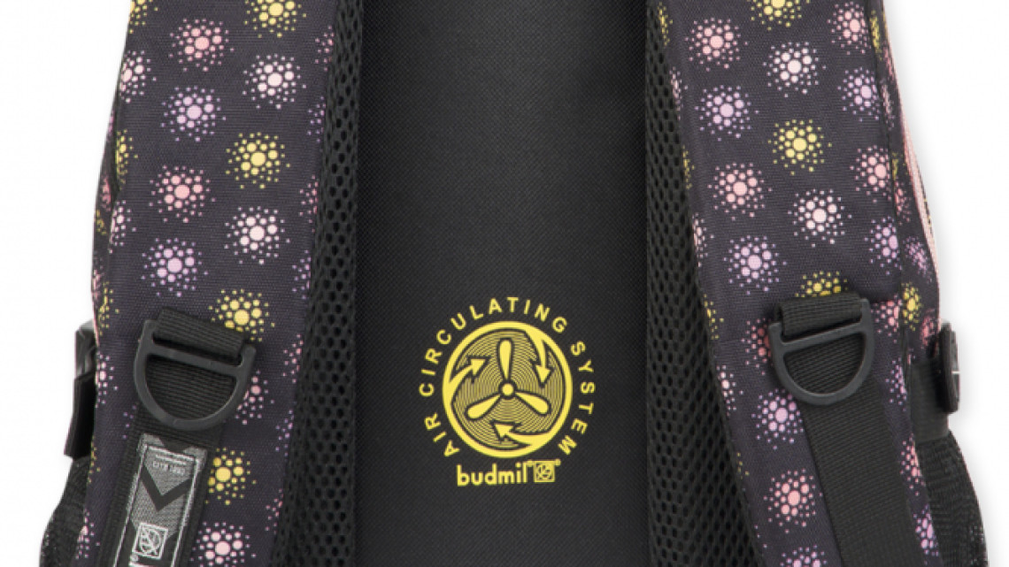 Budmil hátitáska, Portia, Mintás, Lányos