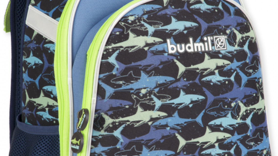 Budmil ergonómiai hátitáska, Cápás