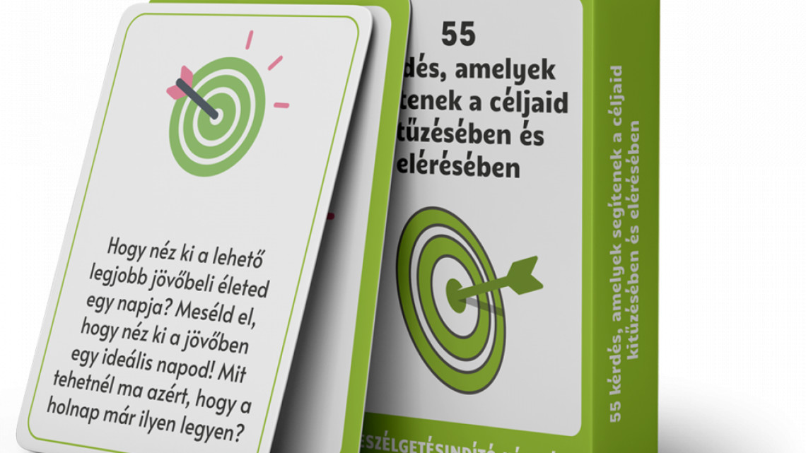 55 kérdés, amelyek segítenek a céljaid kitűzésében és elérésében (beszélgetésindító kártyák)
