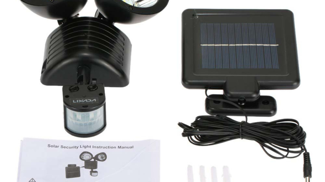 Timeless Tools Dupla mozgásérzékelős szolár világítás