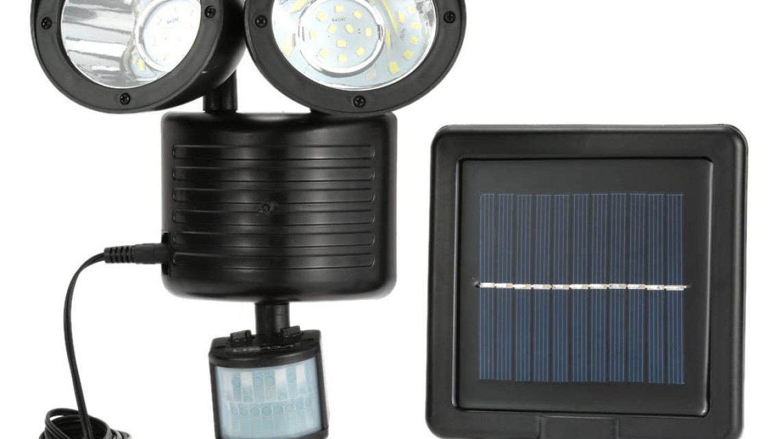 Timeless Tools Dupla mozgásérzékelős szolár világítás