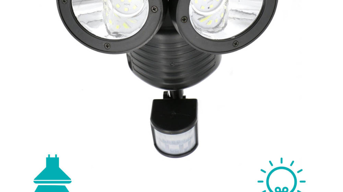 Timeless Tools Dupla mozgásérzékelős szolár világítás