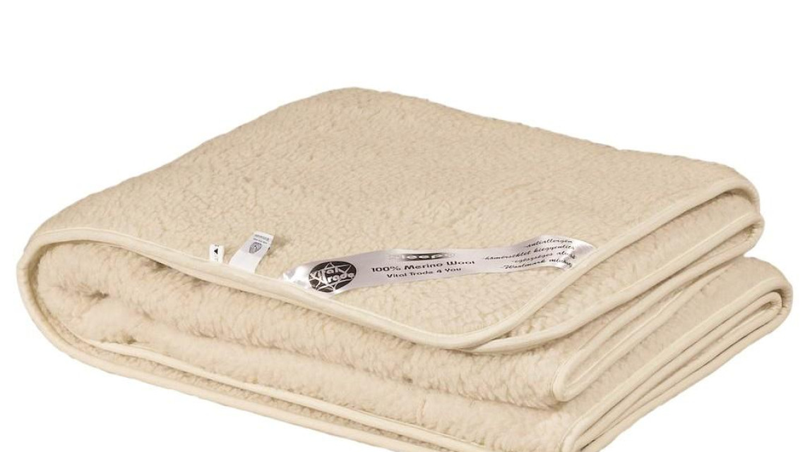 Sleepy -Natúr Gyapjú Takaró-520gr/m2 