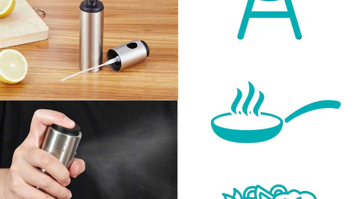 Timeless Tools Olajspray rozsdamentes palackban