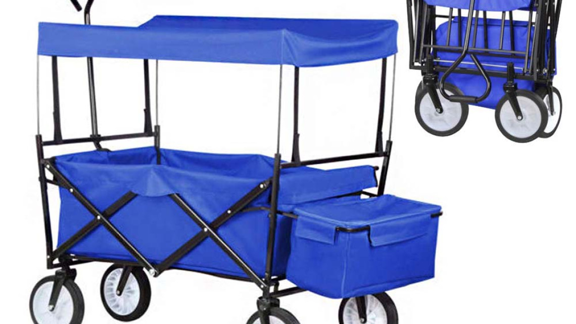 Timeless Tools Összecsukható kocsi tetővel, 2 színben-kék