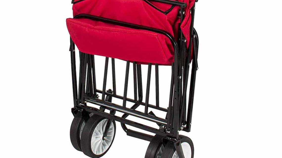 Timeless Tools Összecsukható kocsi tetővel, 2 színben-piros