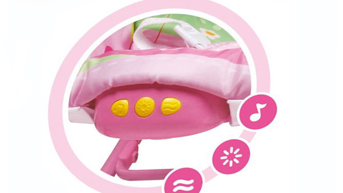 Timeless Tools Rezgő, zenélő pihenőszék-rózsaszín