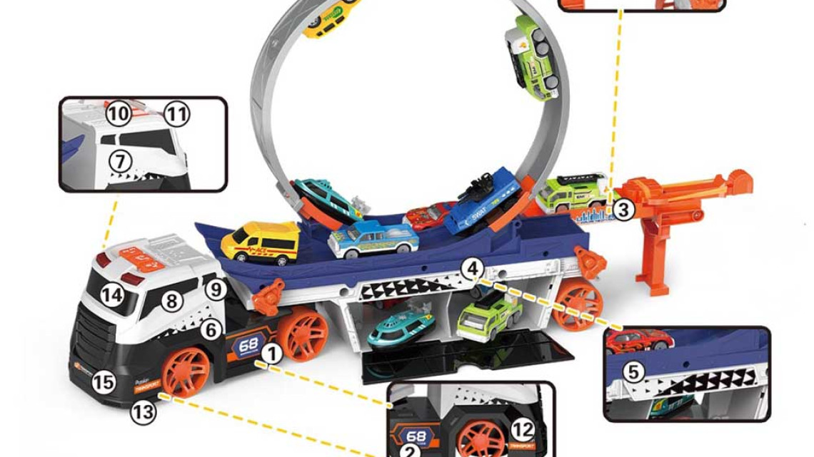 Timeless Tools Kamion hurokpálya kisautókkal