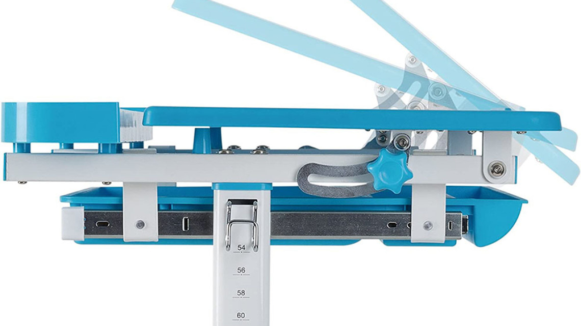 Timeless Tools Állítható magasságú, többfunkciós, gyerek íróasztal-kék