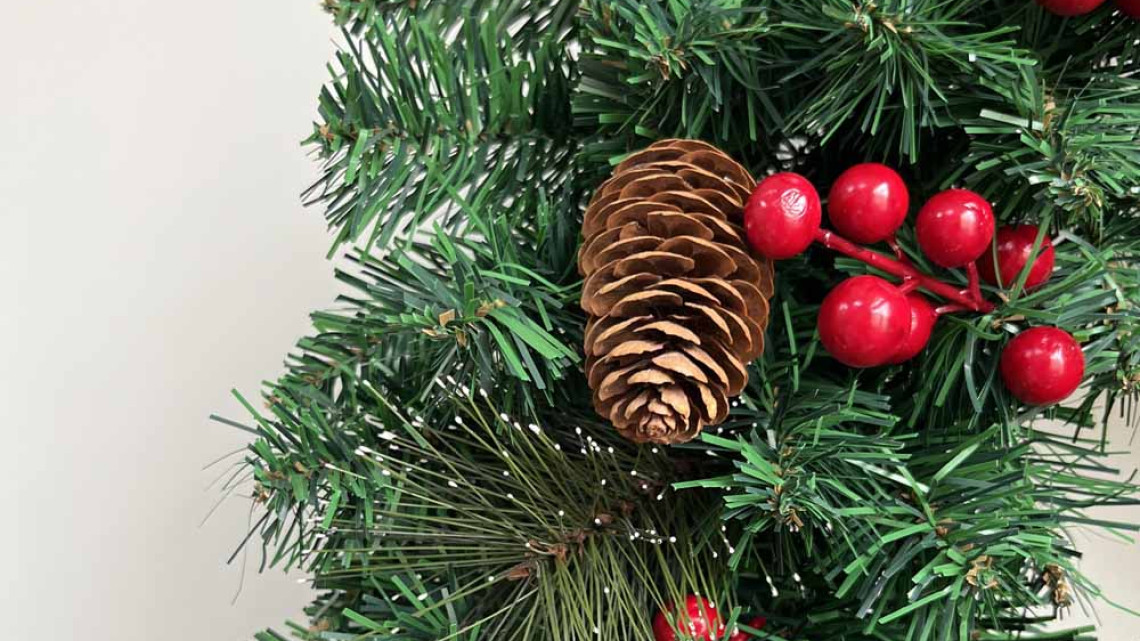 Timeless Tools Karácsonyi ajtódísz 60 cm-es, 50 LED -del