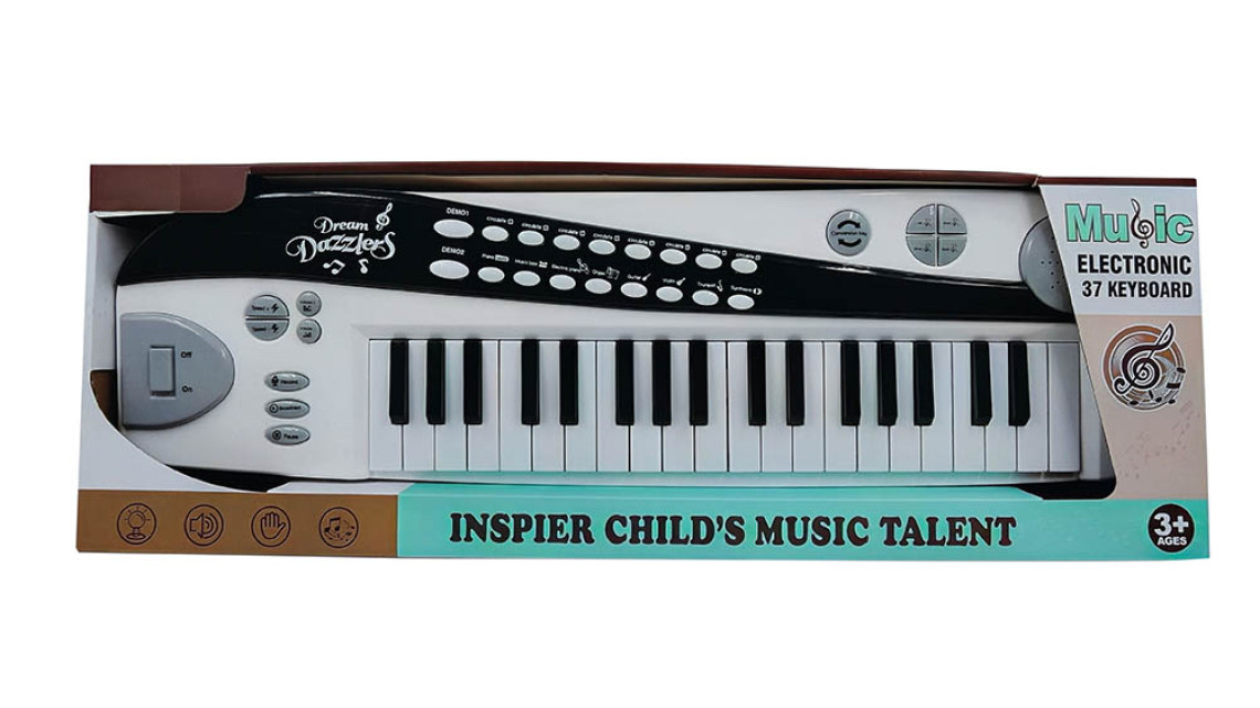 Timeless Tools Játék szintetizátor több típusban-fehér