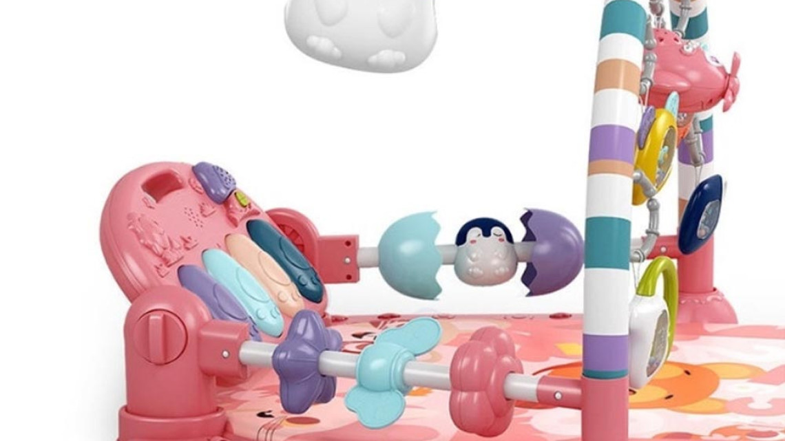 Timeless Tools Zongorás játszószőnyeg - több típusban-rózsaszín